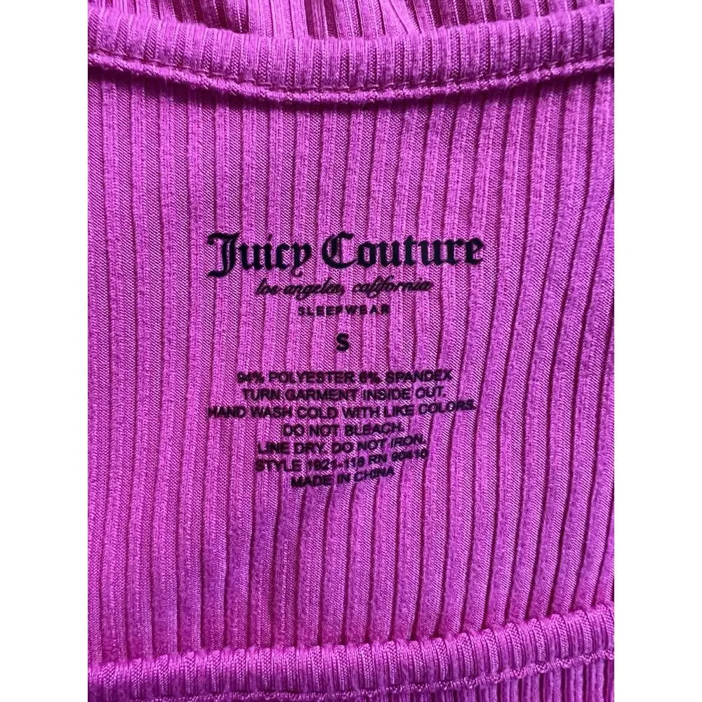 Juicy Couture NWT 2 Piece Pink Voltage Sleep Wear Rhinestone Accents